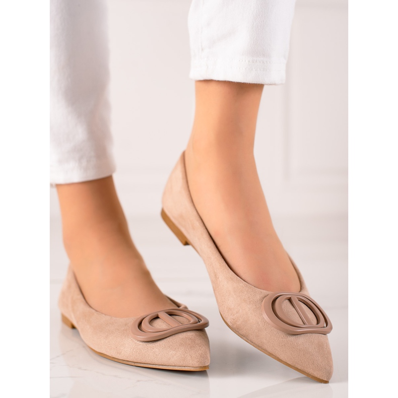 Seastar Mocka Ballerinas Med Ornament beige 1