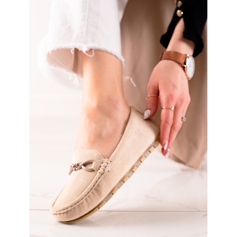 Seastar Bekväma Casual Loafers beige 2