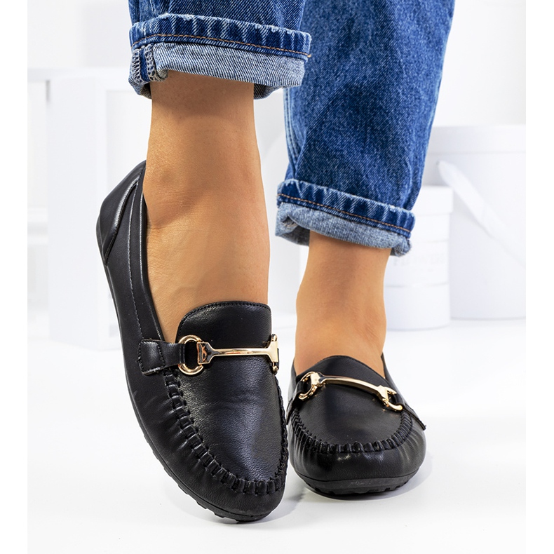 Svarta dam loafers från Ilana 1