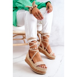 FB2 Mocka Wedge Espadrilles Sandaler Shanny Beige 1