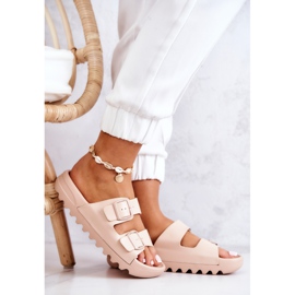 PS1 Gummitofflor På Beige Westie Plattform 1