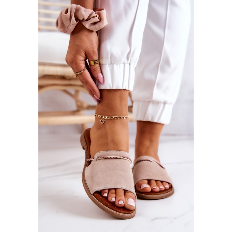 Lewski Shoes Mocka Tofflor Lewski Skor 3047 Beige 1