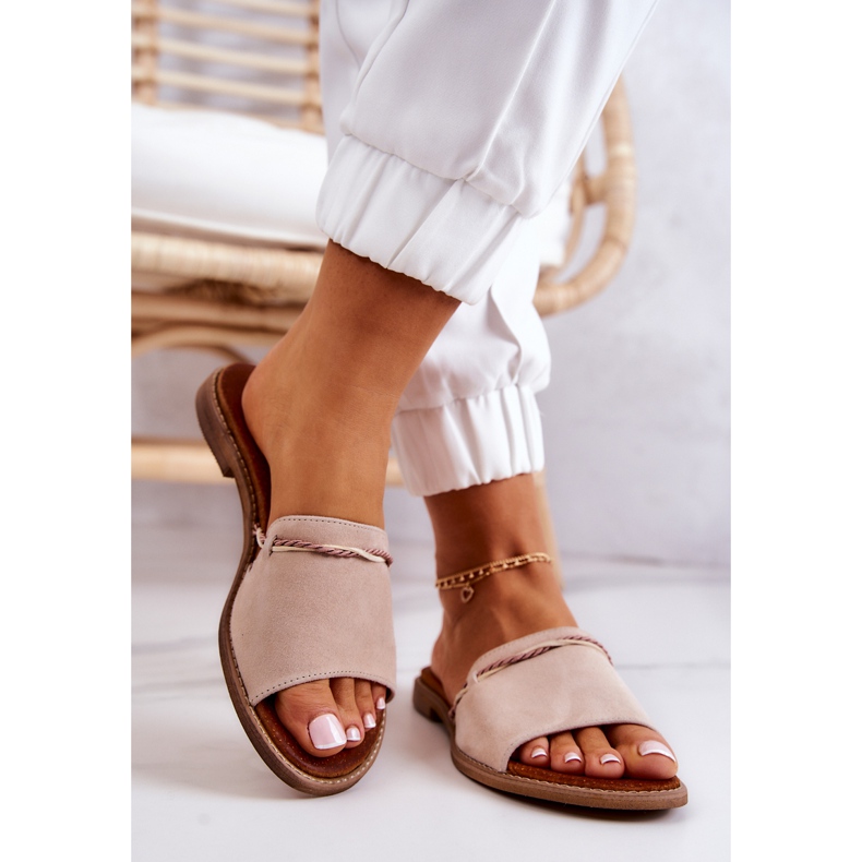 Lewski Shoes Mocka Tofflor Lewski Skor 3047 Beige 2