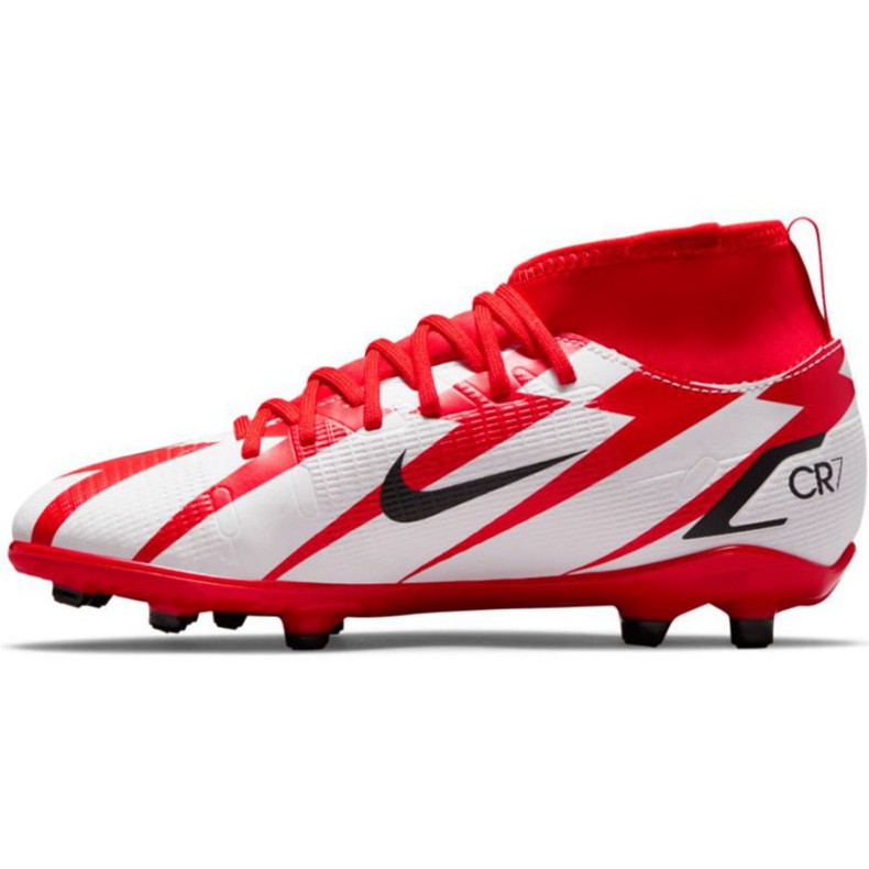 Nike Mercurial Superfly 8 Club CR7 Mg Jr DB0926 600 fotbollsskor mångfärgad vit 1