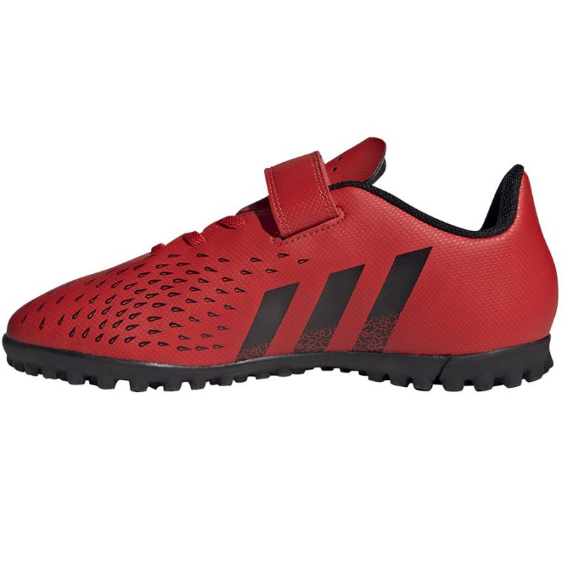 Adidas Predator Freak.4 H&amp;L Tf Jr FY6323 fotbollsskor mångfärgad apelsiner och röda 1