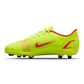 Nike Mercurial Vapor 14 Club FG / MG Jr CV0823-760 fotbollsskor gul gula färger 1