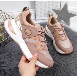 Sneakers på plattformen Vinceza W JAN79B smutsrosa 1