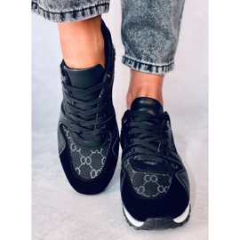 Kaffe Svarta sportskor för kvinnor 2