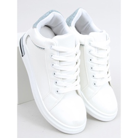 Sneakers på en dold kil Izumi VIT / BLÅ 1