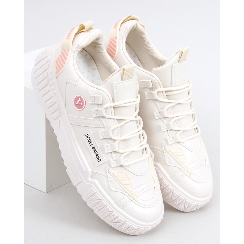 Bang Pink sneakers beige rosa 1