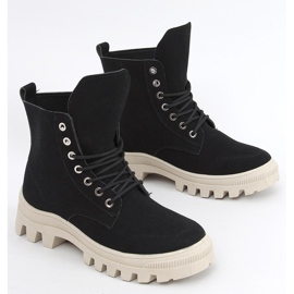 Mariko Black ankelhöga vandringssneakers svart 1