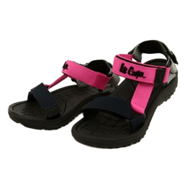 Sandaler flickskor skuminlägg Lee Cooper LCW-22-34-0951K marinblå rosa grå 3