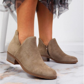 Genombrutna stövlar Filippo W PAW319B beige 2