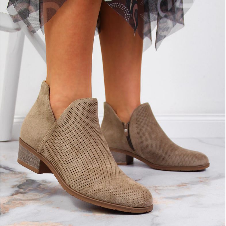 Genombrutna stövlar Filippo W PAW319B beige 2