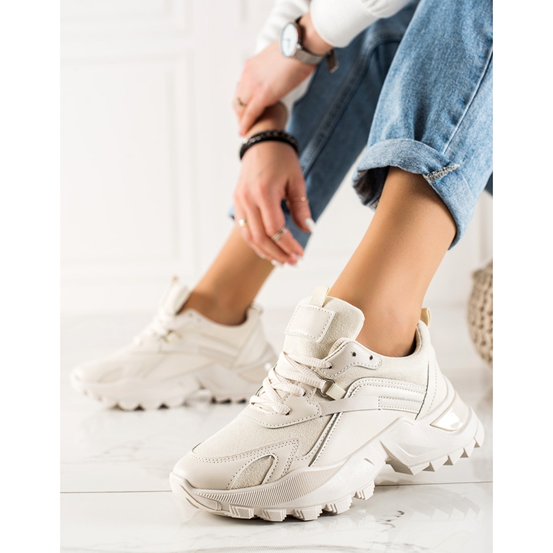 TRENDI Beige mode sneakers 1