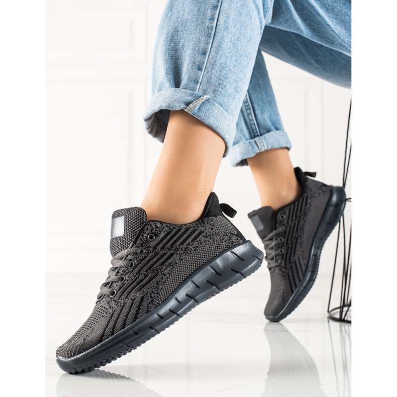 Bona Openwork sportskor svart 1