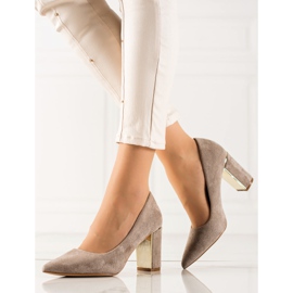 Goodin Beige Pumps Med Mocka 1