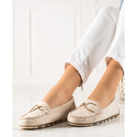 Seastar Casual loafers med ornament beige 1