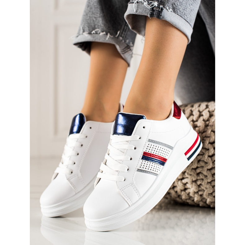 TRENDI Casual vita sportskor 1