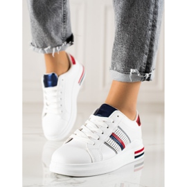 TRENDI Casual vita sportskor 2