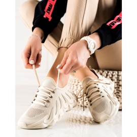 TRENDI Beige mode sneakers 1