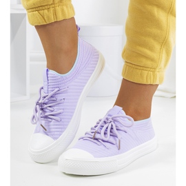 Medina lila damsneakers violett 2