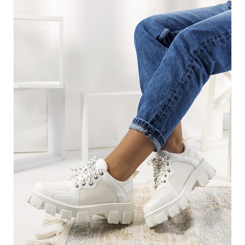 Bernic vita sneakers för kvinnor 1