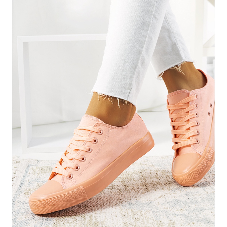 Orange neon Hart sneakers 2