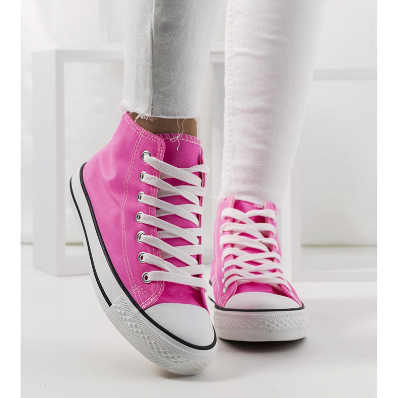 Keri neonrosa sneakers 1