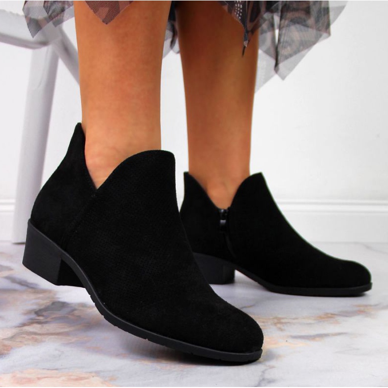 Svarta Filippo W PAW319A genombrutna stövlar 2