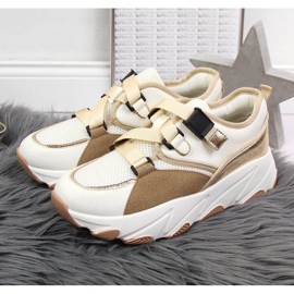 Sneakers på plattformen Potocki W WOL55 kräm beige 2