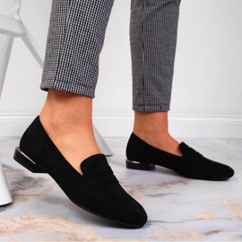 Svarta Sergio Leone W SK359 mockasinskor 2