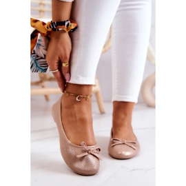 Klassiska ballerinor för kvinnor med profilerad innersula Rosa Fimme 2