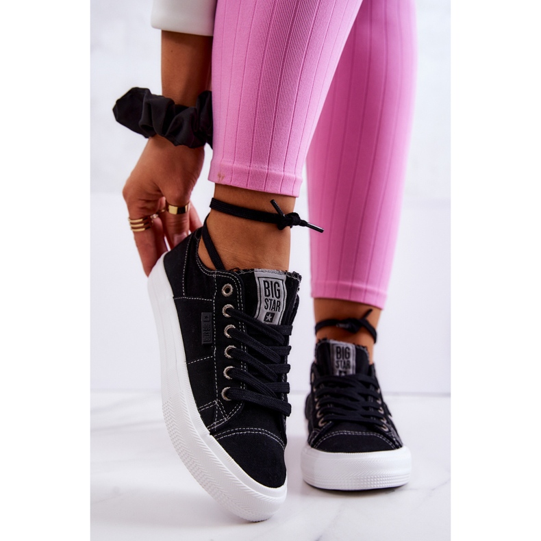 Damsneakers Big Star JJ274098 Svarta sneakers 1