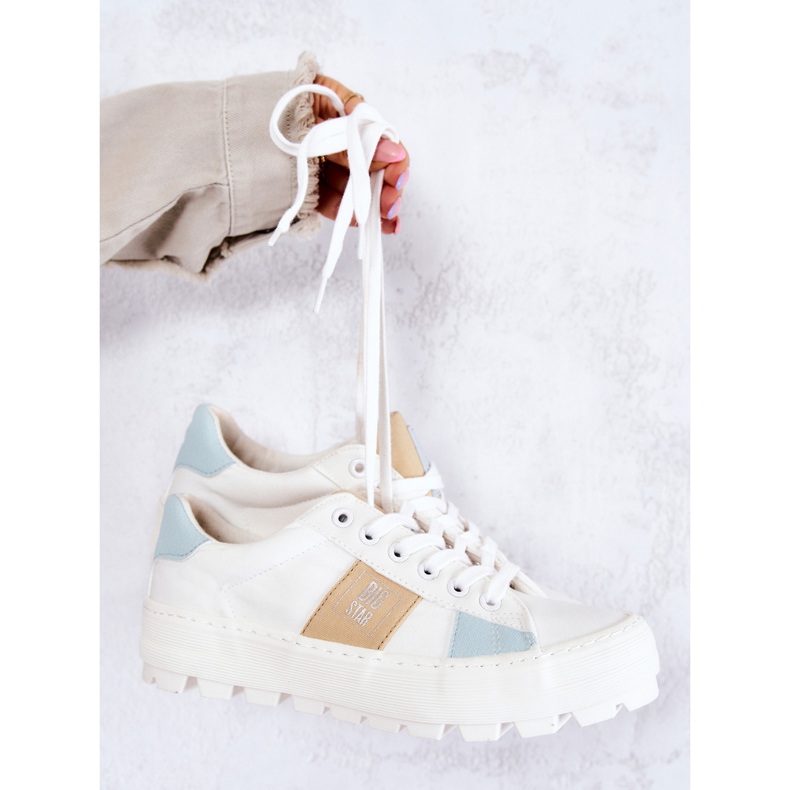 Sneakers för damer Big Star JJ274480 Vit 2