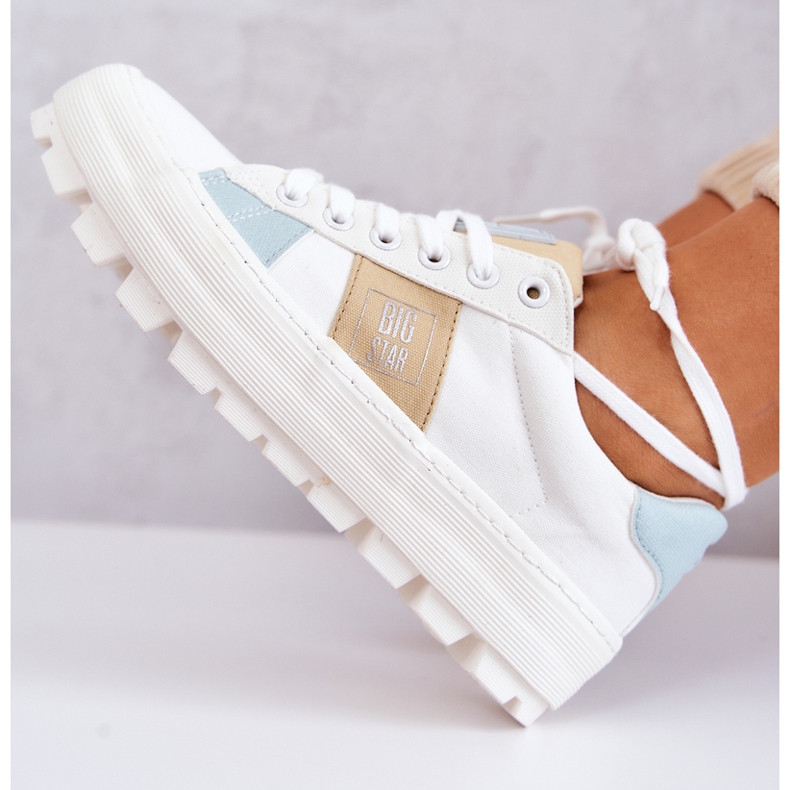 Sneakers för damer Big Star JJ274480 Vit 1