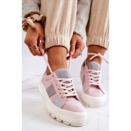 Damsneakers Big Star JJ274481 Rosa 2