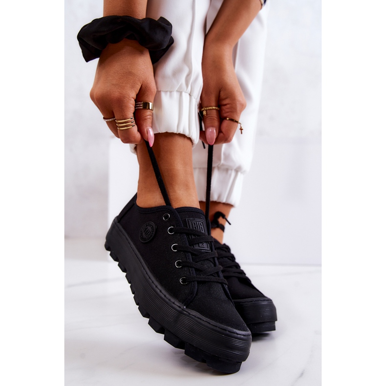 Sneakers för kvinnor på The Big Star JJ274489 Svart plattform 1