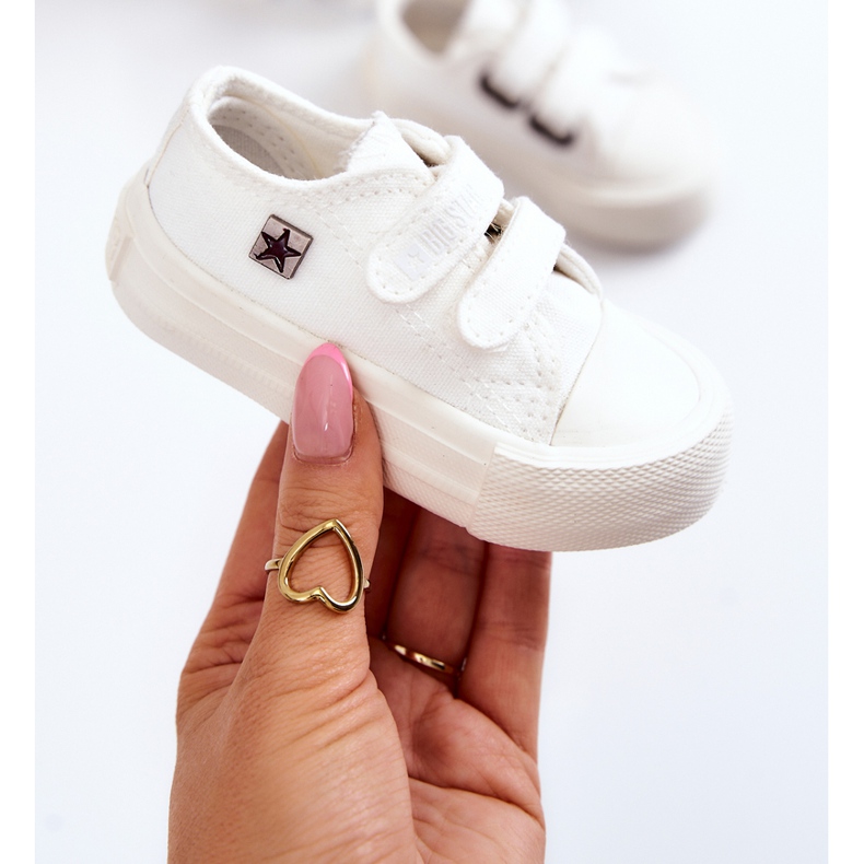 Klassiska Sneakers för barn Big Star JJ374037 Vit 1