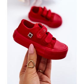 Klassiska Sneakers för barn Big Star JJ374041 Röd 1