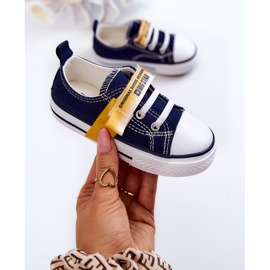 Låga sneakers för barn Big Star JJ374077 Marinblå 1