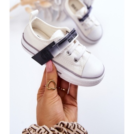 Låga sneakers för barn Big Star JJ374075 Vit 1