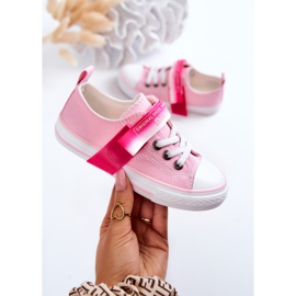 Låga sneakers för barn Big Star JJ374073 Rosa 1