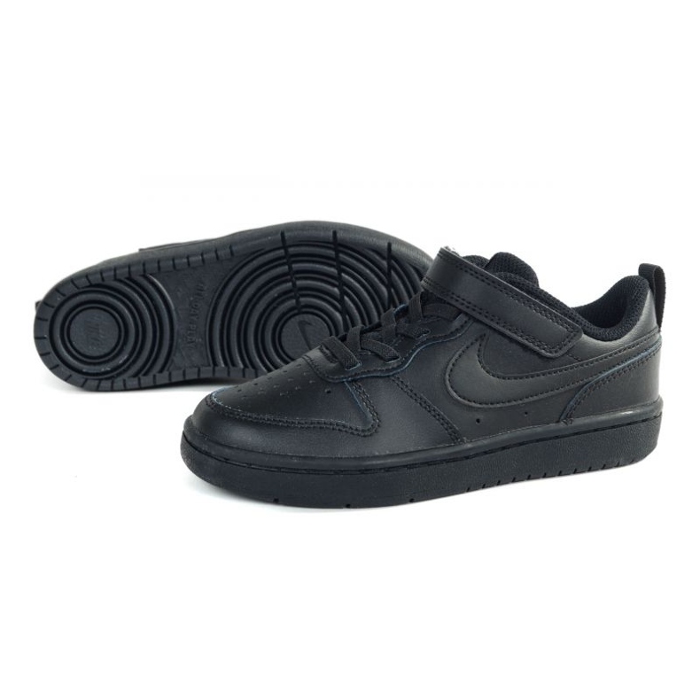 Nike Court Borough Low 2 Jr BQ5451-001 skor svart 1