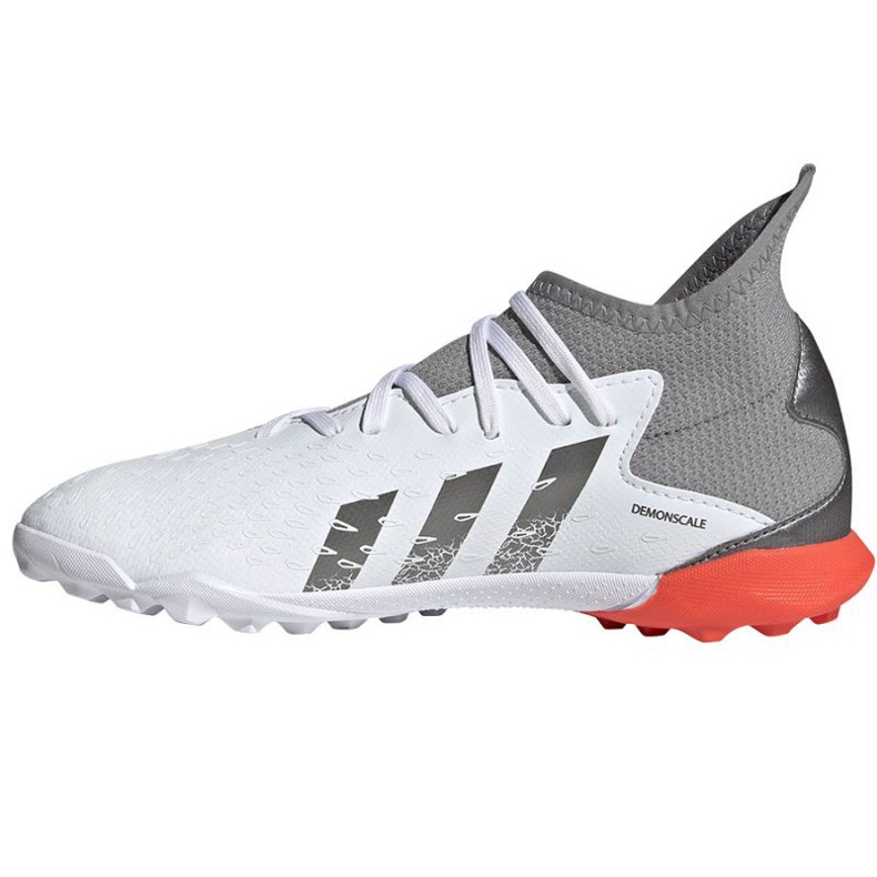 Adidas Predator Freak.3 Tf Jr FY6312 fotbollsskor vit vit 1