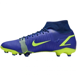 Nike Mercurial Superfly 8 Academy FG / MG M CV0843 574 fotbollsskor blå blå 1