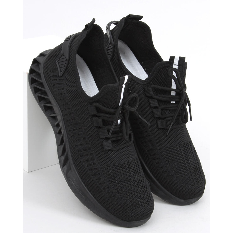 Kenza Black sock sportskor svart 2