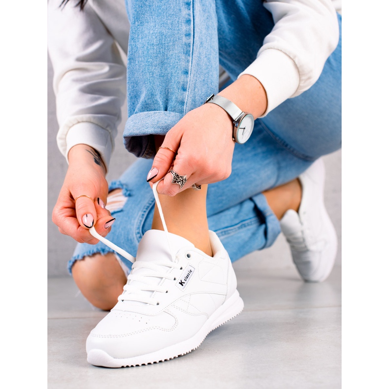 TRENDI Klassiska sportskor vit 1
