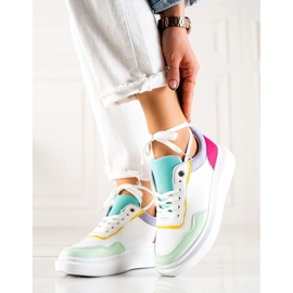 BUONAROTTI Fashionabla sportskor sneakers vit mångfärgad 1