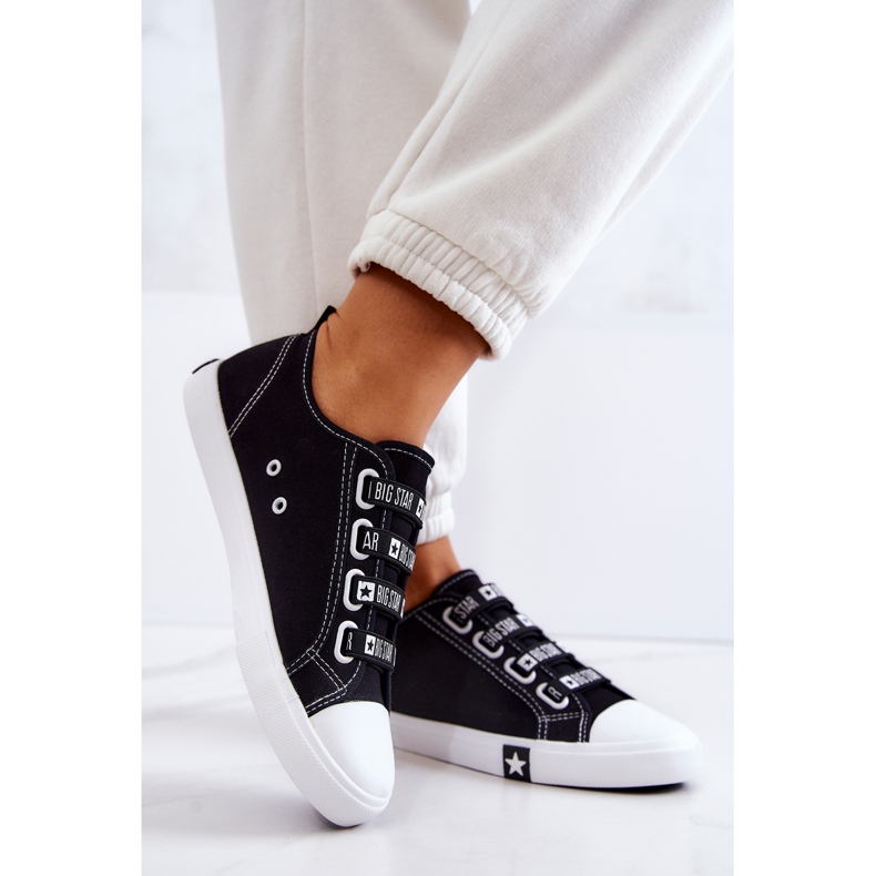 Sneakers för damer med muddar Big Star HH274098 Svart 2